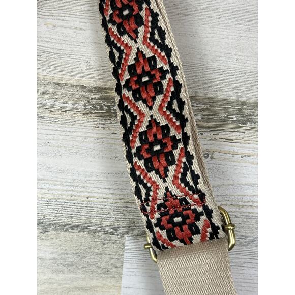 Jen & Co Women’s Brick Sadie Vegan Leather Aztec Fringe Boho Crossbody Bag NEW - Picture 2 of 10